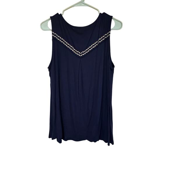 Skies are Blue - Navy Tank Size Large - Picture 2 of 3